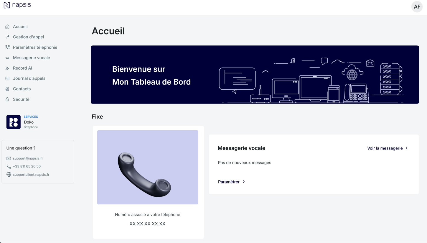 Aperçu du tutoriel : Application téléphonie utilisateur (myphoneboard)